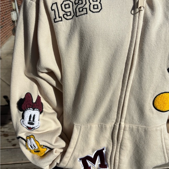 Mickey Mouse Disney zip up hoodie Minnie Pluto women’s XL Retro Pluto Minnie - Picture 5 of 7